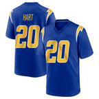 Choea LA.Chargers #20 Cam Hart Player Royal Home Game Stitched Jerseys