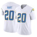 Choea LA.Chargers #20 Cam Hart Player White Limited Vapor F.U.S.E. Home Game Stitched Jerseys