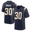 Choea LA.Chargers #30 Alec Ingold Player Navy Alternate Home Game Stitched Jerseys