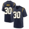 Choea LA.Chargers #30 Alec Ingold Player Navy Home Game Stitched Jerseys