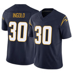 Choea LA.Chargers #30 Alec Ingold Player Navy Limited Vapor F.U.S.E. Home Game Stitched Jerseys