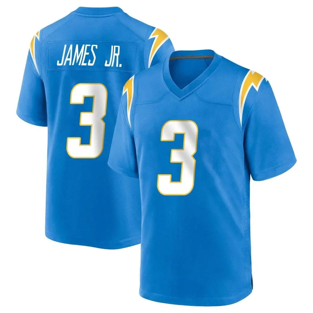 Choea LA.Chargers #3 Derwin James Jr. Player Blue Home Game Stitched Jerseys