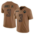 Choea LA.Chargers #3 Derwin James Jr. Player Brown Salute To Service Limited Stitched Jerseys