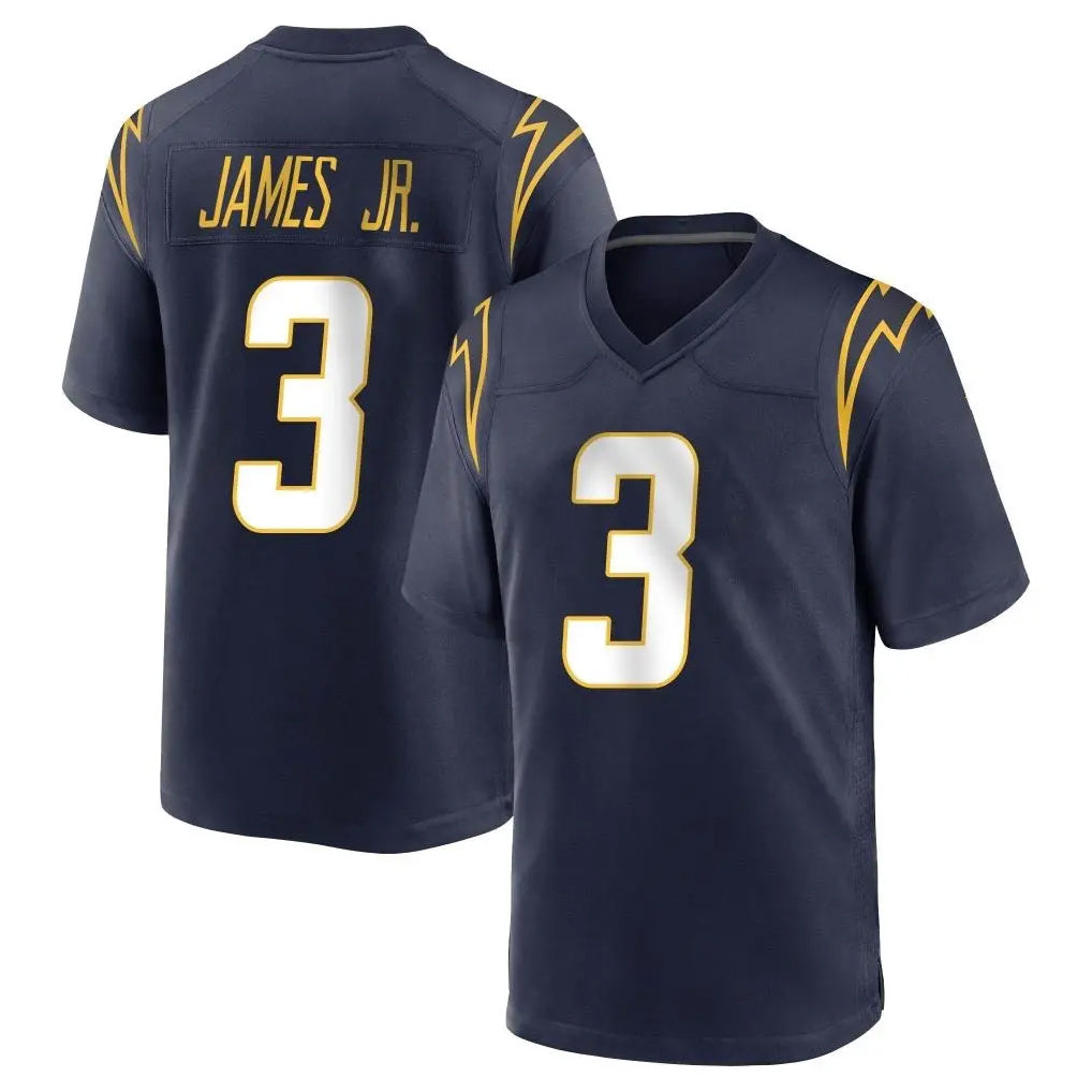 Choea LA.Chargers #3 Derwin James Jr. Player Navy Home Game Stitched Jerseys