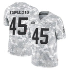 Choea LA.Chargers #45 Tuli Tuipulotu Player Arctic Camo Salute To Service Limited Game Stitched Jerseys