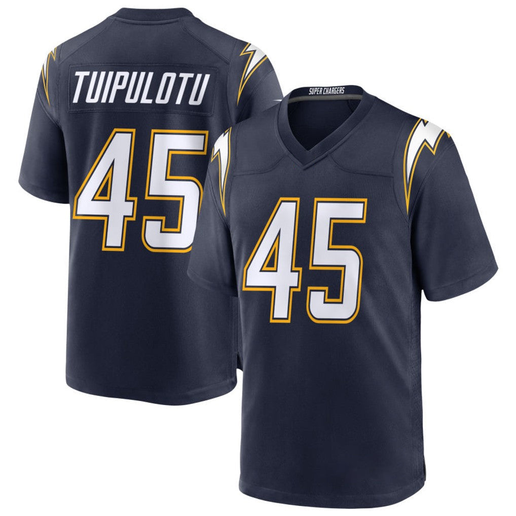 Choea LA.Chargers #45 Tuli Tuipulotu Player Navy Alternate Home Game Stitched Jerseys