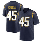 Choea LA.Chargers #45 Tuli Tuipulotu Player Navy Home Game Stitched Jerseys