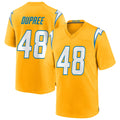 Choea LA.Chargers #48 Bud Dupree Player Gold Home Game Stitched Jerseys