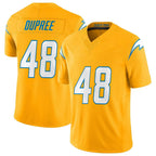 Choea LA.Chargers #48 Bud Dupree Player Gold Limited Vapor F.U.S.E. Home Game Stitched Jerseys