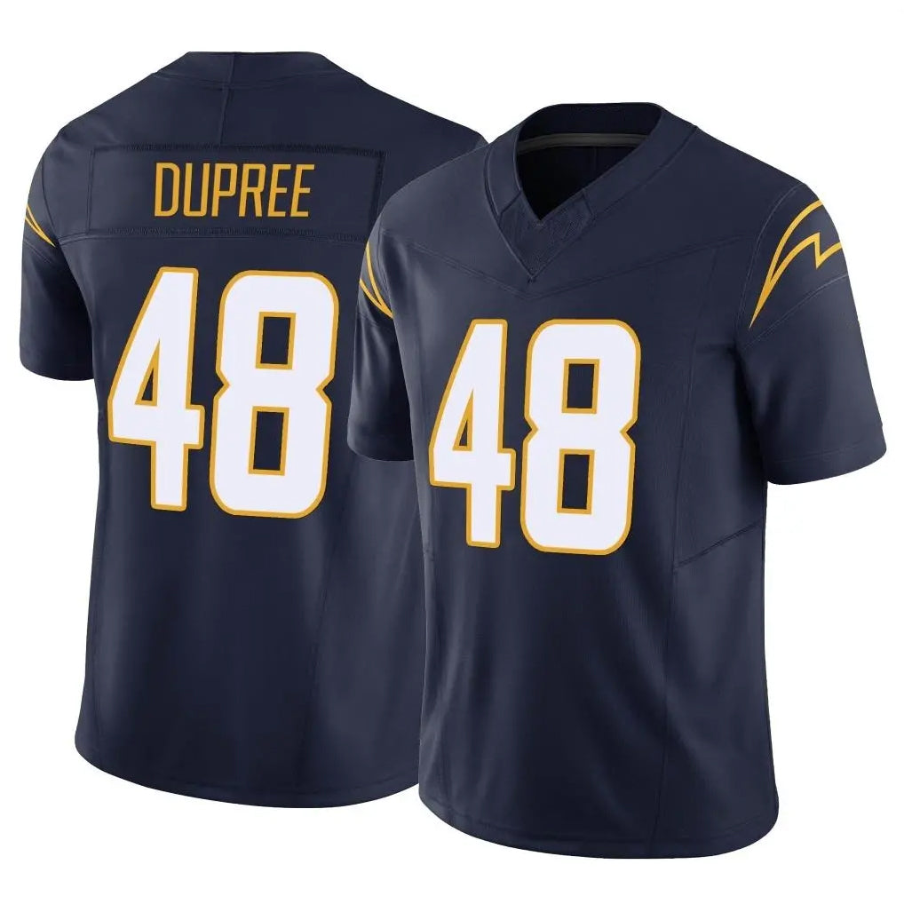 Choea LA.Chargers #48 Bud Dupree Player Navy Limited Vapor F.U.S.E. Home Game Stitched Jerseys
