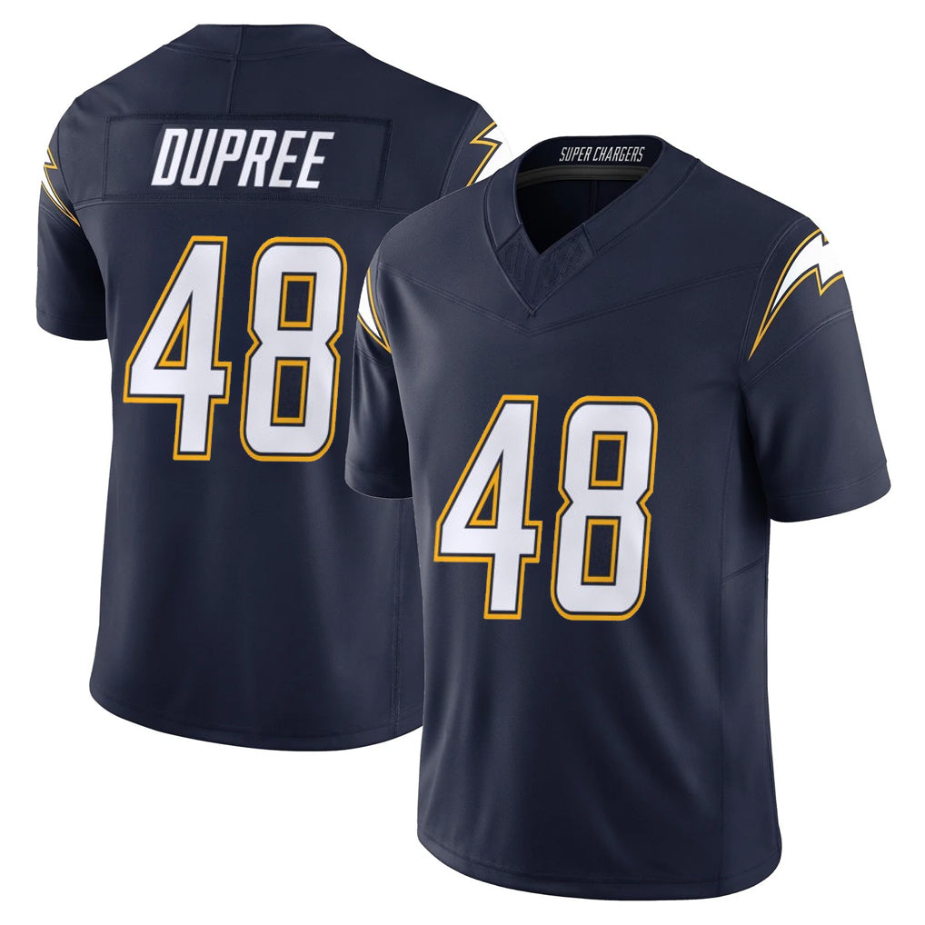 Choea LA.Chargers #48 Bud Dupree Player Navy Vapor F.U.S.E. Limited Home Game Stitched Jerseys