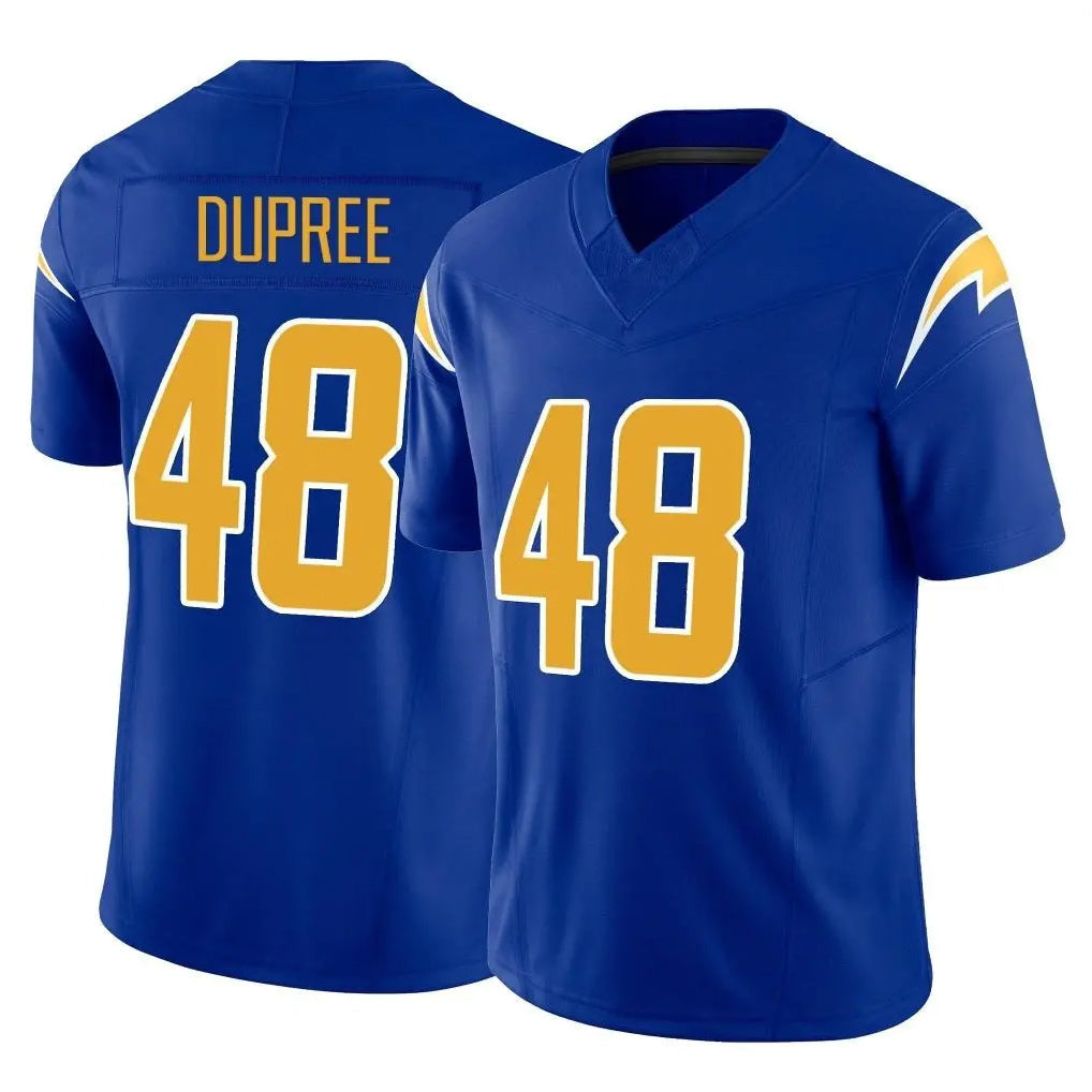 Choea LA.Chargers #48 Bud Dupree Player Royal Limited Vapor F.U.S.E. Home Game Stitched Jerseys