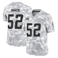 Choea LA.Chargers #52 Khalil Mack Player Arctic Camo Salute To Service Limited Game Stitched Jerseys