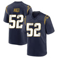 Choea LA.Chargers #52 Khalil Mack Player Navy Home Game Stitched Jerseys