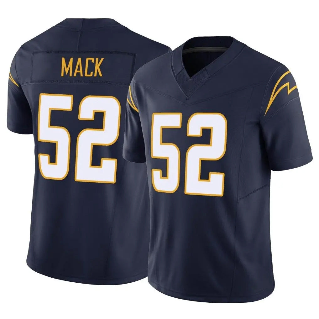 Choea LA.Chargers #52 Khalil Mack Player Navy Limited Vapor F.U.S.E. Home Game Stitched Jerseys