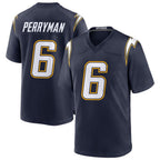 Choea LA.Chargers #6 Denzel Perryman Player Navy Alternate Home Game Stitched Jerseys