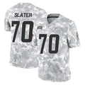 Choea LA.Chargers #70 Rashawn Slater Player Arctic Camo Salute To Service Limited Game Stitched Jerseys