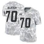Choea LA.Chargers #70 Rashawn Slater Player Arctic Camo Salute To Service Limited Game Stitched Jerseys