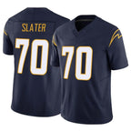 Choea LA.Chargers #70 Rashawn Slater Player Navy Limited Vapor F.U.S.E. Home Game Stitched Jerseys