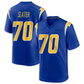 Choea LA.Chargers #70 Rashawn Slater Player Royal Home Game Stitched Jerseys