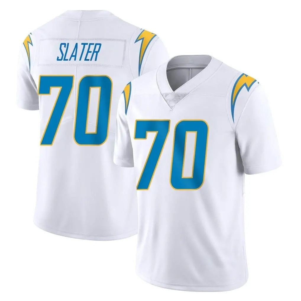 Choea LA.Chargers #70 Rashawn Slater Player White Limited Vapor Untouchable Home Game Stitched Jerseys