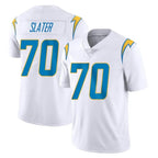 Choea LA.Chargers #70 Rashawn Slater Player White Limited Vapor Untouchable Home Game Stitched Jerseys