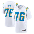Choea LA.Chargers #76 Joe Alt White 2024 Draft First Round Pick Player Game Jersey American Stitched Jerseys