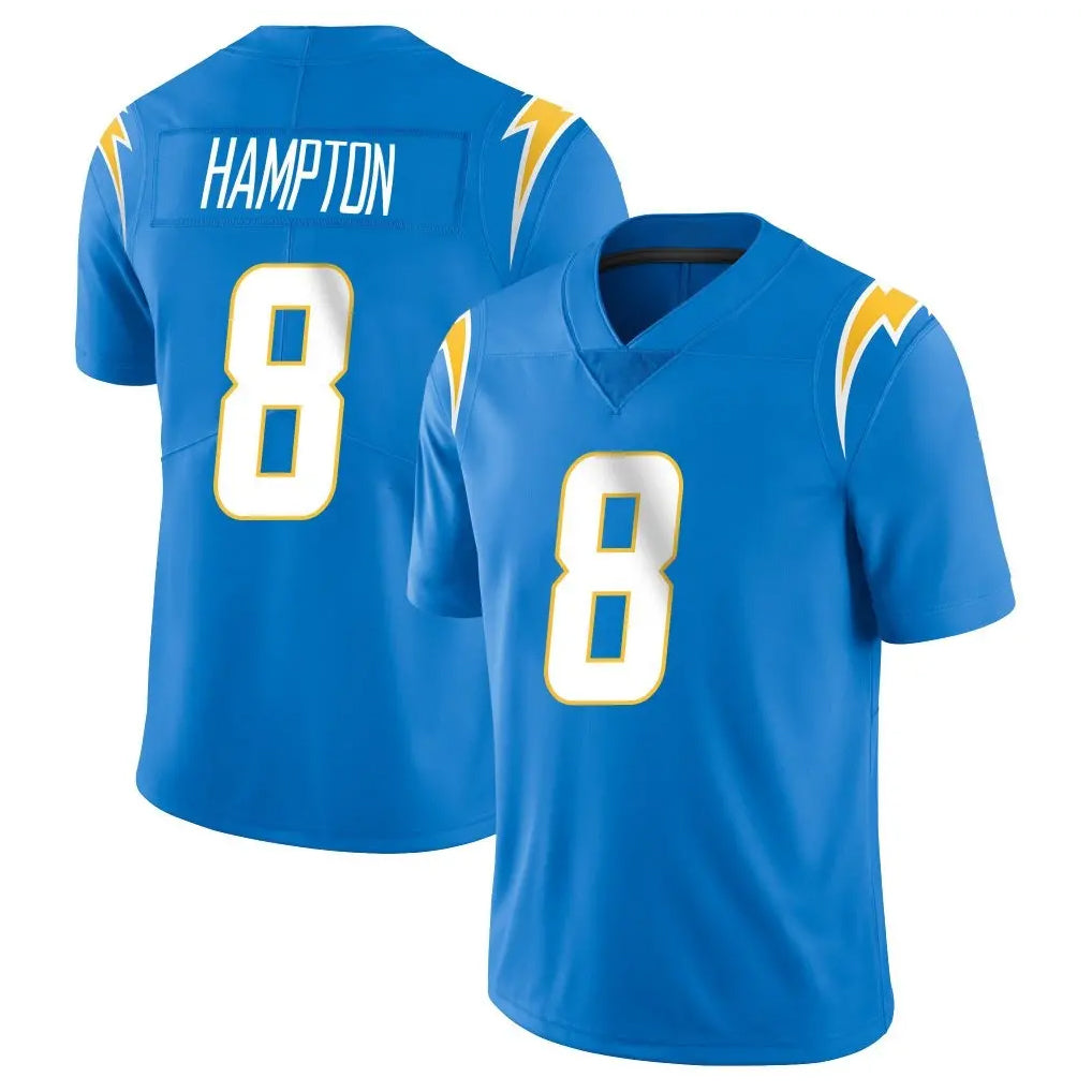 Choea LA.Chargers #8 Omarion Hampton Player Blue Limited Vapor Untouchable Home Game Stitched Jerseys
