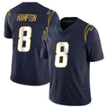 Choea LA.Chargers #8 Omarion Hampton Player Navy Limited Vapor Untouchable Home Game Stitched Jerseys