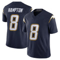 Choea LA.Chargers #8 Omarion Hampton Player Navy Vapor F.U.S.E. Limited Home Game Stitched Jerseys