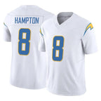 Choea LA.Chargers #8 Omarion Hampton Player White Limited Vapor F.U.S.E. Home Game Stitched Jerseys