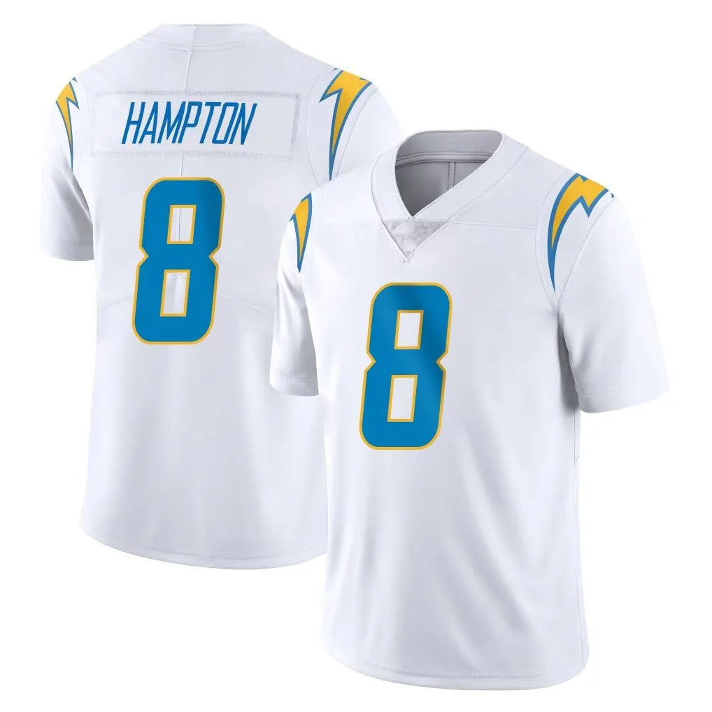 Choea LA.Chargers #8 Omarion Hampton Player White Limited Vapor Untouchable Home Game Stitched Jerseys