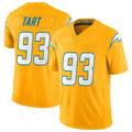 Choea LA.Chargers #93 Teair Tart Player Gold Limited Vapor F.U.S.E. Home Game Stitched Jerseys