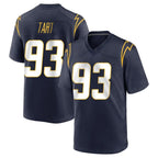Choea LA.Chargers #93 Teair Tart Player Navy Home Game Stitched Jerseys