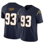 Choea LA.Chargers #93 Teair Tart Player Navy Limited Vapor F.U.S.E. Home Game Stitched Jerseys