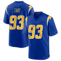 Choea LA.Chargers #93 Teair Tart Player Royal Home Game Stitched Jerseys