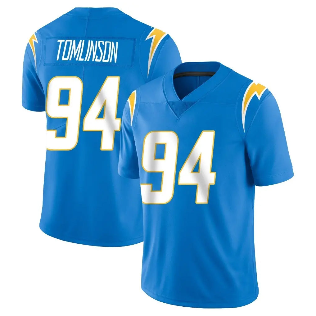 Choea LA.Chargers #94 Dalvin Tomlinson Player Blue Limited Vapor Untouchable Home Game Stitched Jerseys