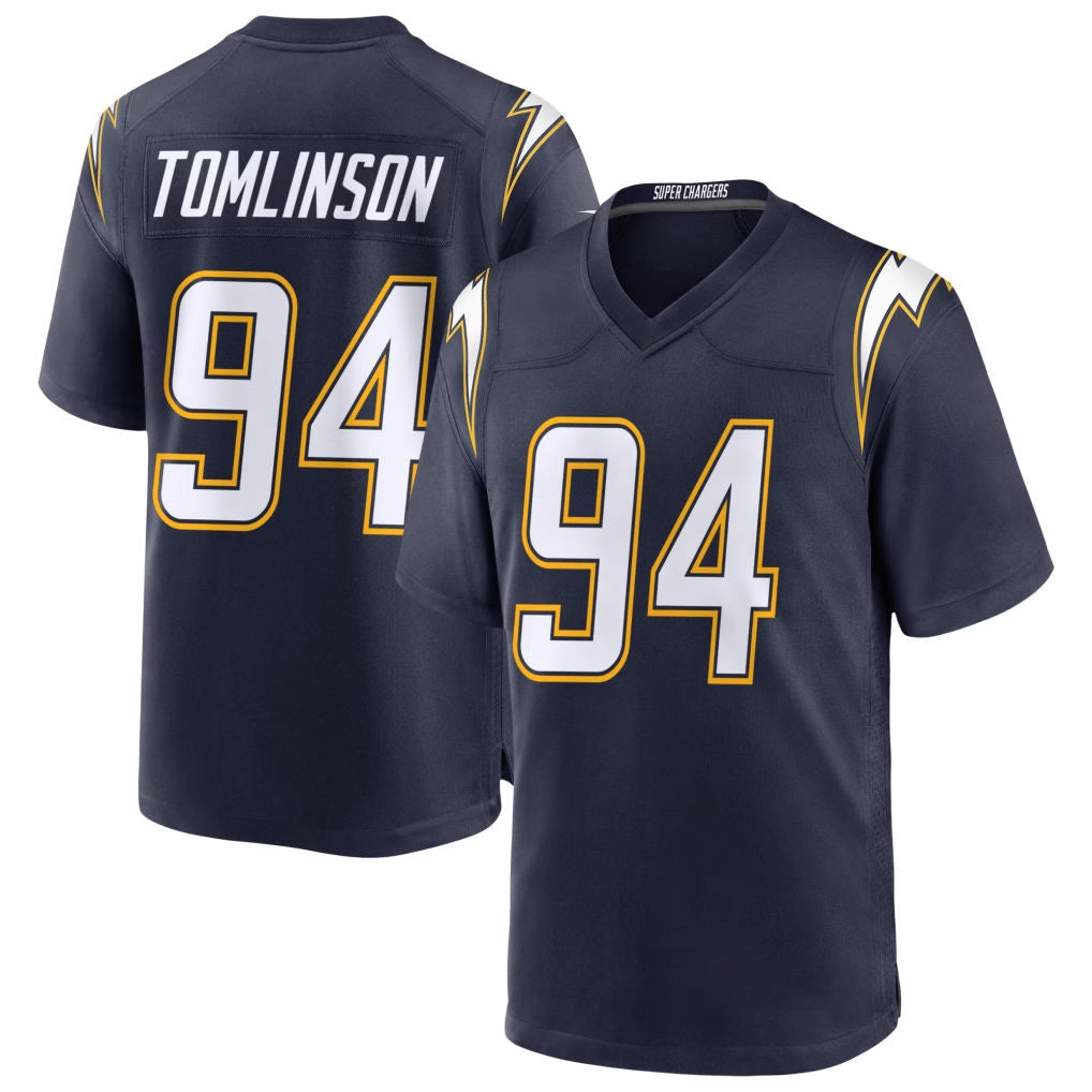 Choea LA.Chargers #94 Dalvin Tomlinson Player Navy Alternate Home Game Stitched Jerseys
