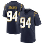 Choea LA.Chargers #94 Dalvin Tomlinson Player Navy Home Game Stitched Jerseys
