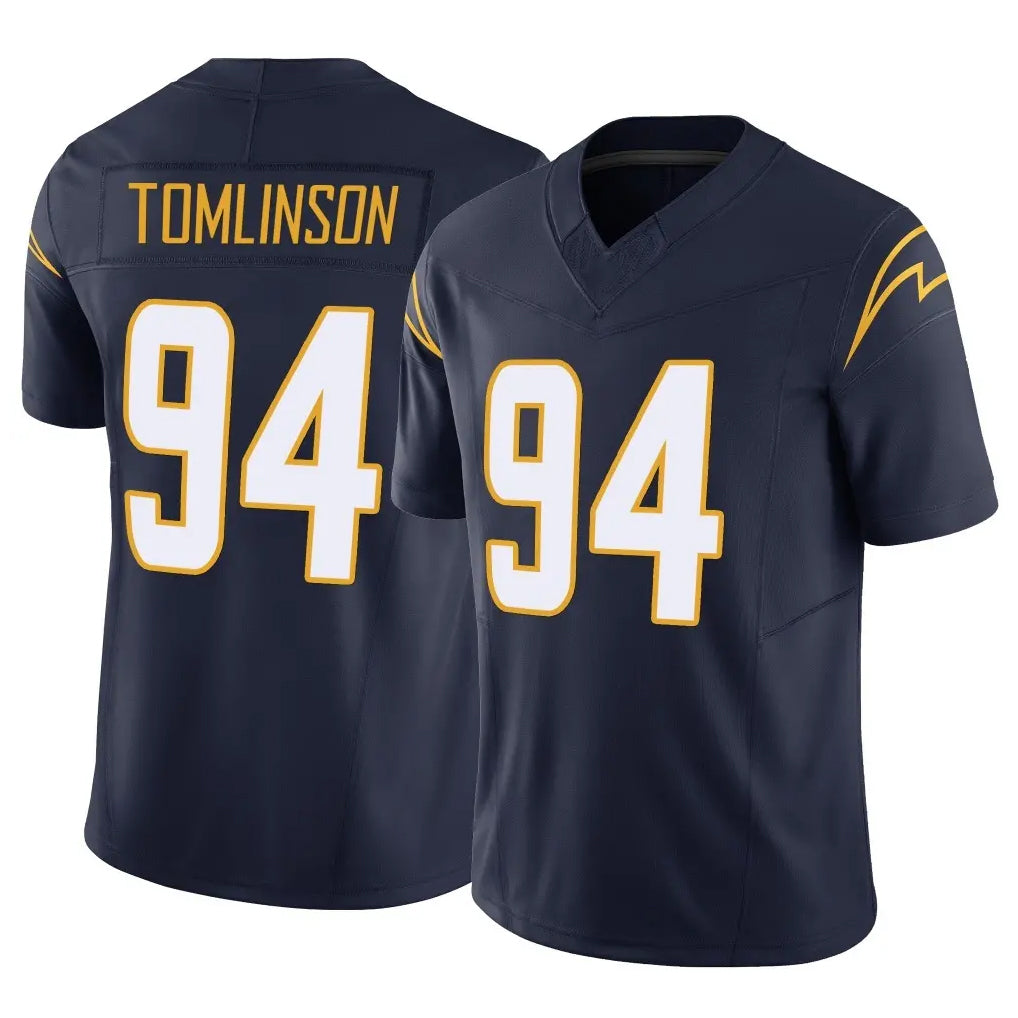 Choea LA.Chargers #94 Dalvin Tomlinson Player Navy Limited Vapor F.U.S.E. Home Game Stitched Jerseys