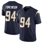 Choea LA.Chargers #94 Dalvin Tomlinson Player Navy Vapor F.U.S.E. Limited Home Game Stitched Jerseys