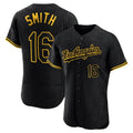 Choea LA.Dodgers #16 Will Smith Player Black Snake Skin City Limited Elite Home Stitched Jerseys