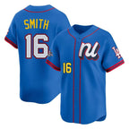 Choea LA.Dodgers #16 Will Smith Player Blue All-Star Limited Home Stitched Jerseys