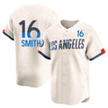 Choea LA.Dodgers #16 Will Smith Player Cream City Connect Limited Home Stitched Jerseys
