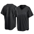 Choea LA.Dodgers #17 Shohei Ohtani Player Black Pitch Fashion T-shirt Stitched Jerseys