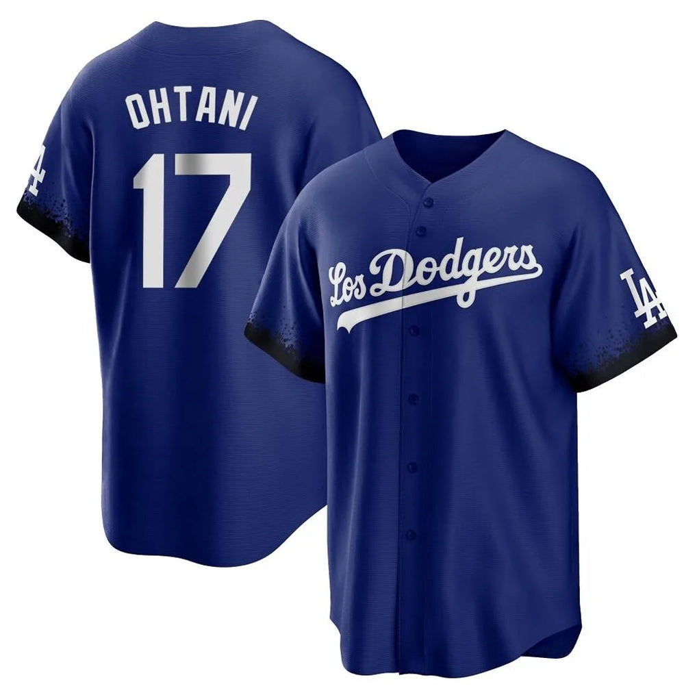 Choea LA.Dodgers #17 Shohei Ohtani Player Royal City Connect Home Game Stitched Jerseys