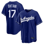 Choea LA.Dodgers #17 Shohei Ohtani Player Royal Game Stitched Jerseys