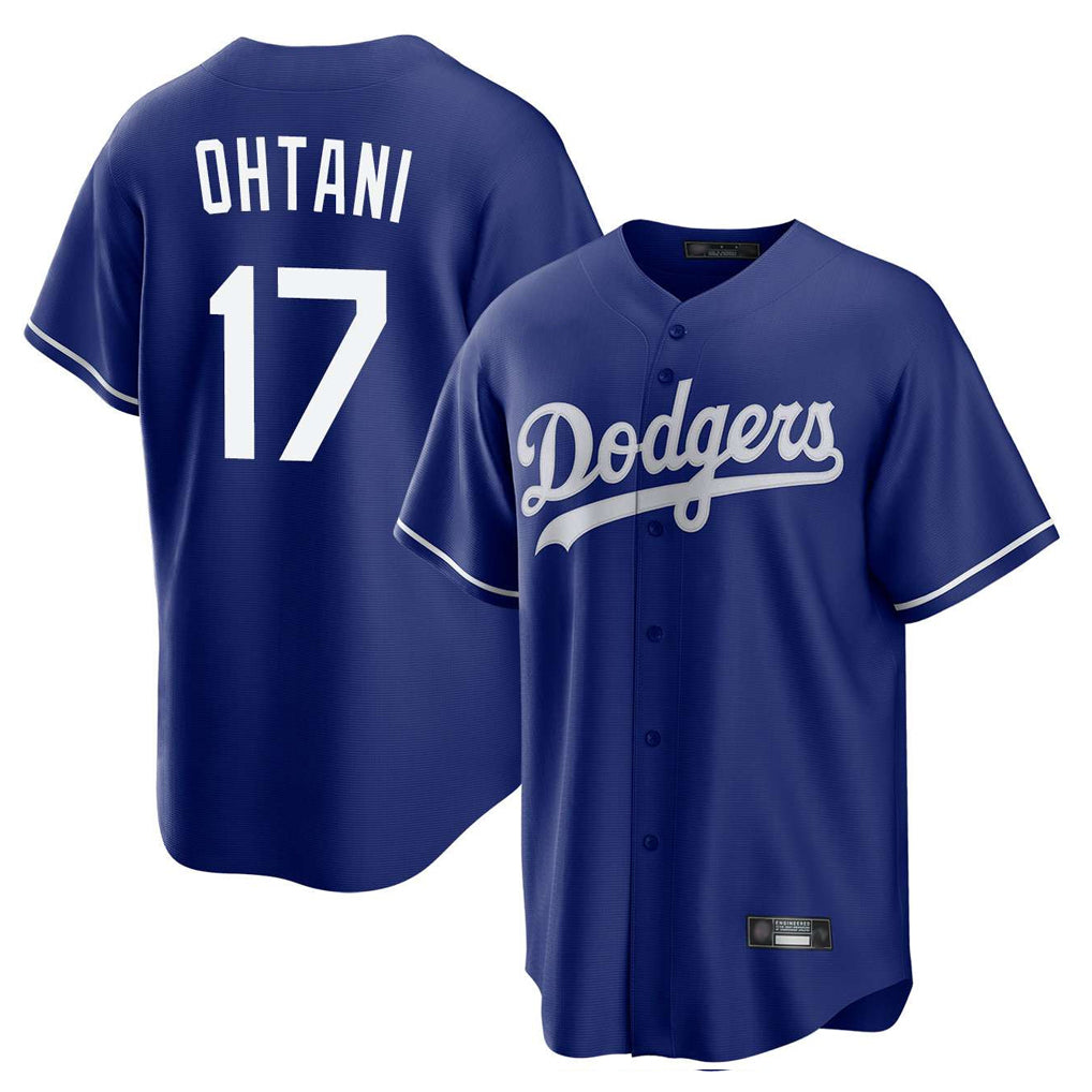 Choea LA.Dodgers #17 Shohei Ohtani Player Royal Home Game Stitched Jerseys