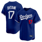Choea LA.Dodgers #17 Shohei Ohtani Player Royal Limited Home Stitched Jerseys