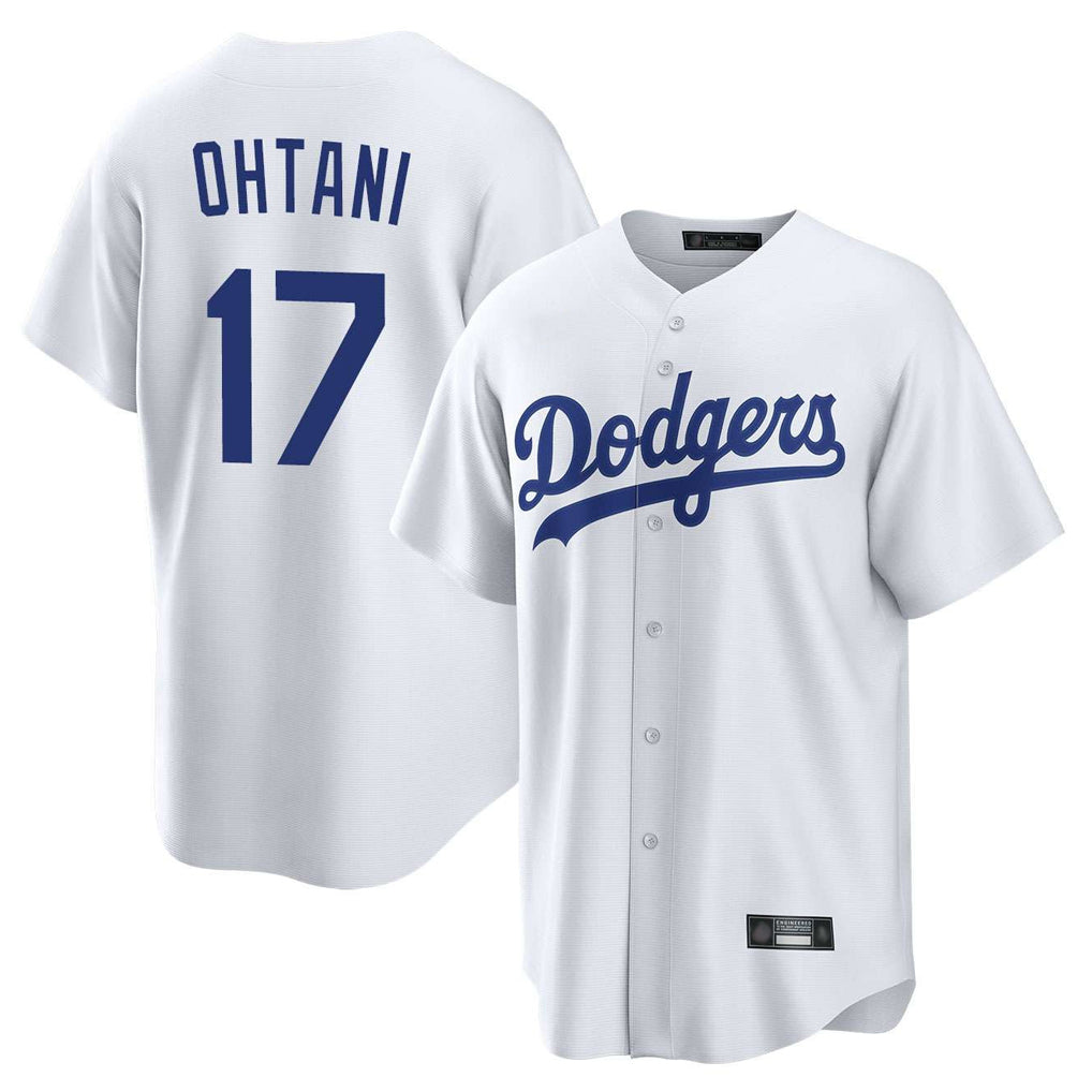 Choea LA.Dodgers #17 Shohei Ohtani Player White Game Home Stitched Jerseys